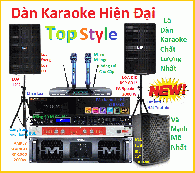 + Top Style Dàn Karaoke Hiện Đại 2024 (Chất Lượng Nhất)